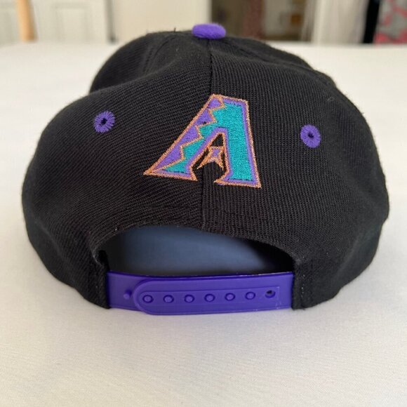 VTG Arizona Diamondbacks MLB Twins Baseball 90's SnapBack Hat Cap Embroidered - Picture 4 of 6